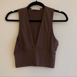 Aritzia Wilfred Free Valeria crop top